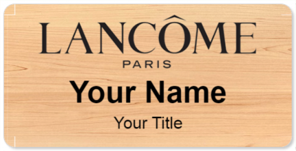 Custom name badges for Lancome