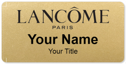 Custom name badges for Lancome
