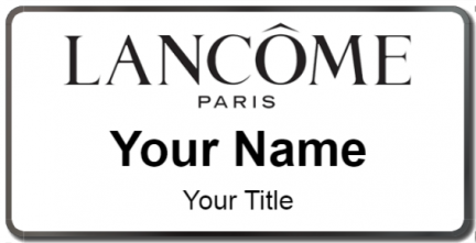 Custom name badges for Lancome