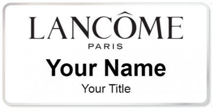 Custom name badges for Lancome