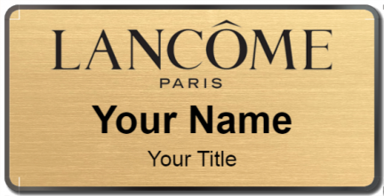 Custom name badges for Lancome