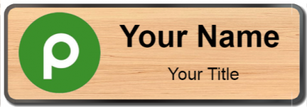 Custom name badges for Publix