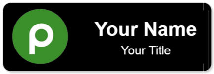 Custom name badges for Publix