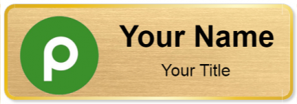 Custom name badges for Publix