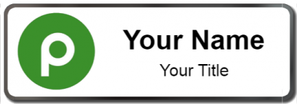 Custom name badges for Publix