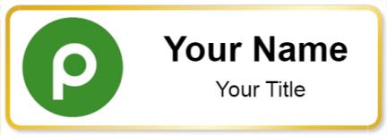 Custom name badges for Publix