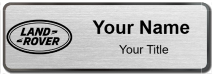 Custom name badges for Land Rover