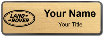 Custom name badges for Land Rover