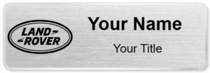 Custom name badges for Land Rover