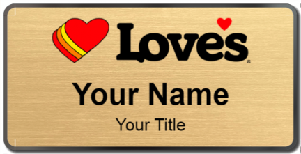 Custom name badges for Loves Travel Stops