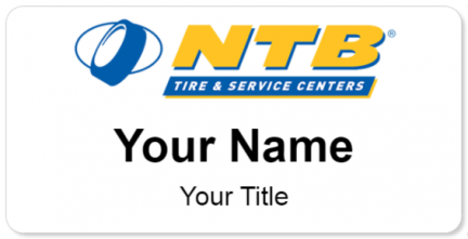 Custom name badges for NTB Tire and Service Center