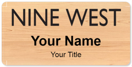 Custom name badges for Nine West