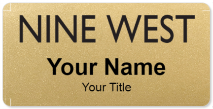 Custom name badges for Nine West