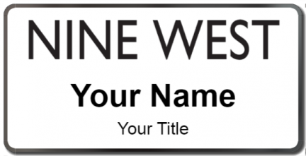 Custom name badges for Nine West