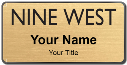 Custom name badges for Nine West
