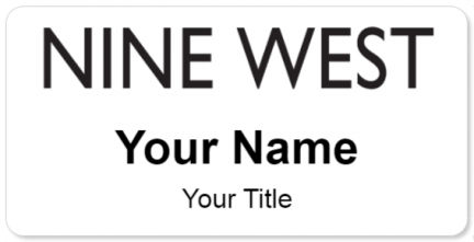 Custom name badges for Nine West