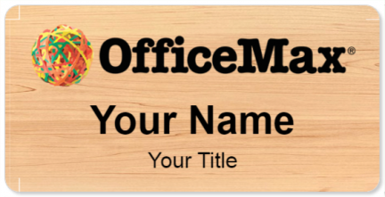 Custom name badges for OfficeMax