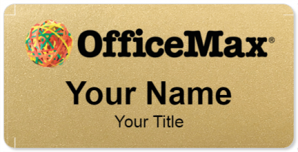 Custom name badges for OfficeMax