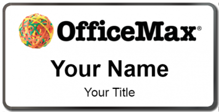 Custom name badges for OfficeMax
