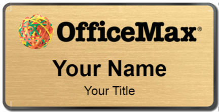 Custom name badges for OfficeMax