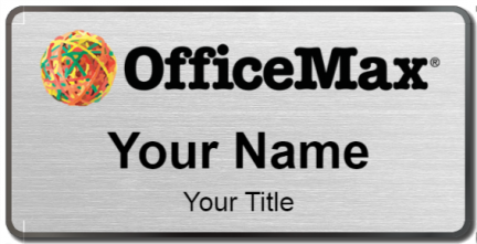 Custom name badges for OfficeMax