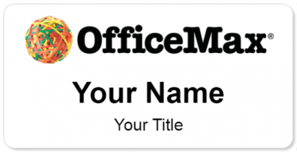 Custom name badges for OfficeMax