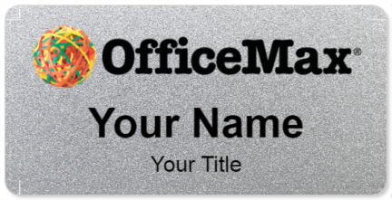 Custom name badges for OfficeMax
