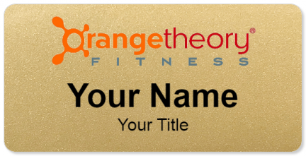 Custom name badges for Orange Theory Fitness