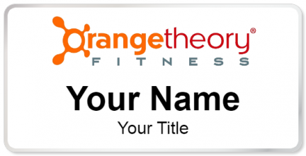 Custom name badges for Orange Theory Fitness