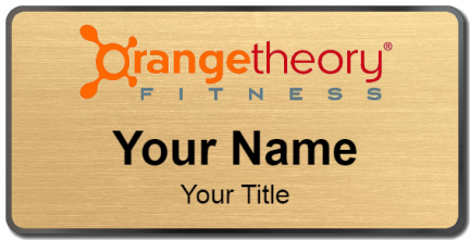 Custom name badges for Orange Theory Fitness