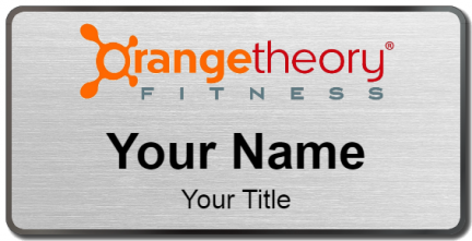 Custom name badges for Orange Theory Fitness