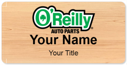 Custom name badges for Oreilly Auto Parts
