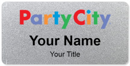 Custom name badges for Party City