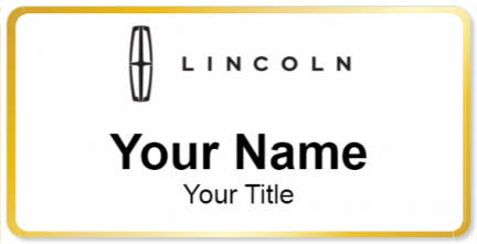 Custom name badges for Lincoln