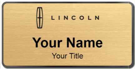 Custom name badges for Lincoln