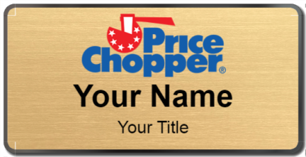 Custom name badges for Price Chopper
