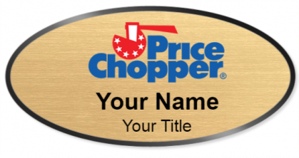 Custom name badges for Price Chopper