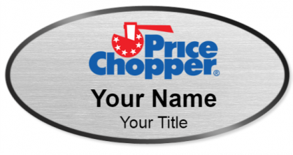 Custom name badges for Price Chopper