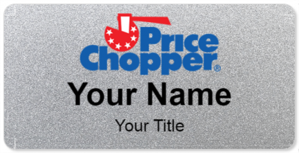 Custom name badges for Price Chopper