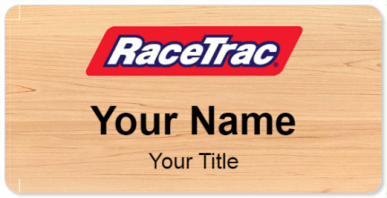 Custom name badges for RaceTrac