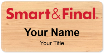 Custom name badges for Smart and Final