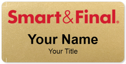 Custom name badges for Smart and Final