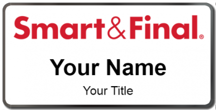 Custom name badges for Smart and Final