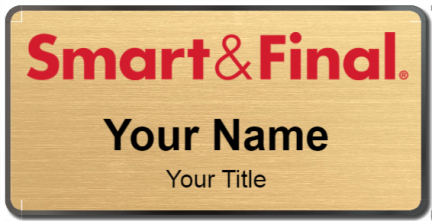 Custom name badges for Smart and Final