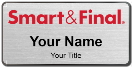Custom name badges for Smart and Final