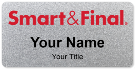 Custom name badges for Smart and Final