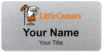 Custom name badges for Little Caesars