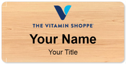 Custom name badges for Vitamin Shoppe