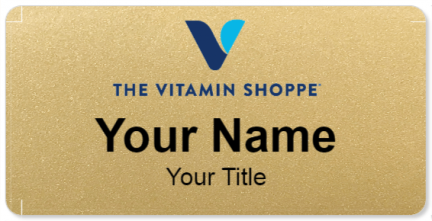 Custom name badges for Vitamin Shoppe