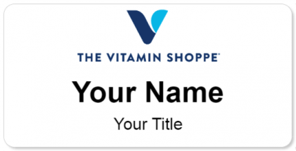 Custom name badges for Vitamin Shoppe